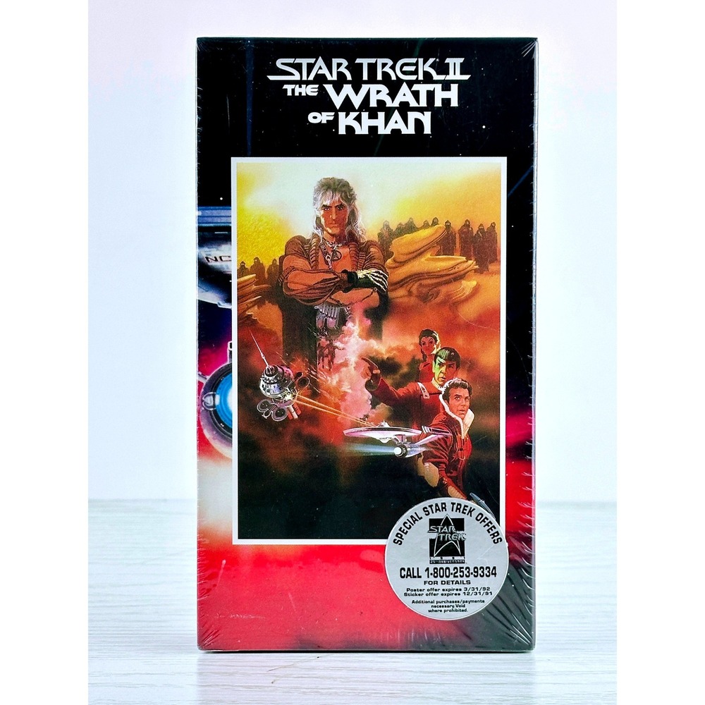 Star Trek II The Wrath of Khan VHS Paramount Home Video Sealed